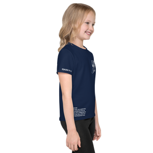 "Do Not Fear, I Am With You" ISAIAH 41:10 Kids Navy Blue Comfort T-Shirt