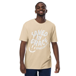 "Saved By Grace" Unisex "Tan"Comfort T-Shirt