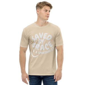 "Saved By Grace" Unisex "Tan"Comfort T-Shirt