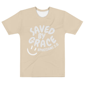 "Saved By Grace" Unisex "Tan"Comfort T-Shirt