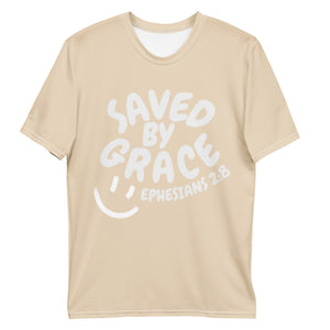 "Saved By Grace" Unisex "Tan"Comfort T-Shirt