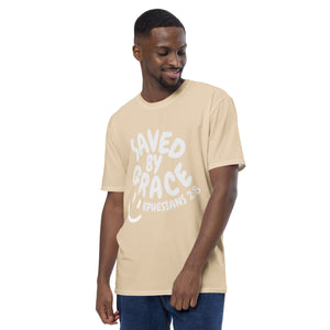 "Saved By Grace" Unisex "Tan"Comfort T-Shirt