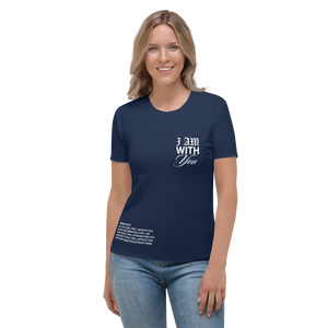 "Do Not Fear, I Am With You" ISAIAH 41:10 Navy Blue Unisex Comfort T-shirts