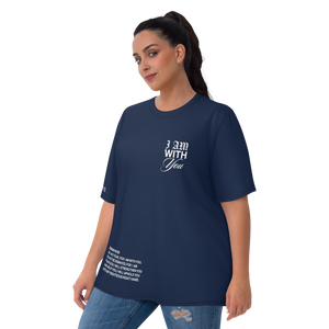 "Do Not Fear, I Am With You" ISAIAH 41:10 Navy Blue Unisex Comfort T-shirts