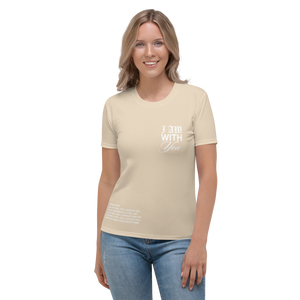 "Do Not Fear, I Am With You" ISAIAH 41:10 Women Tan Comfort T-Shirt