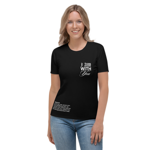 Black Unisex Comfy T-Shirt "Do Not Fear, I Am With You" ISAIAH 41:10