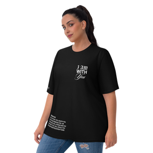 Black Unisex Comfy T-Shirt "Do Not Fear, I Am With You" ISAIAH 41:10