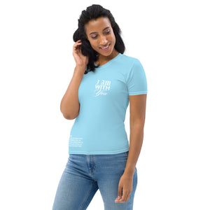 Sky Blue "Do Not Fear, I Am With You" ISAIAH 41:10 Women's Comfort T-Shirt