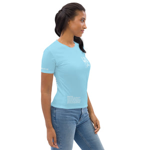 Sky Blue "Do Not Fear, I Am With You" ISAIAH 41:10 Women's Comfort T-Shirt