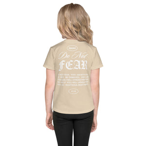 "Do Not Fear, I Am With You" ISAIAH 41:10 Kids Unisex Tan Comfort T-Shirt