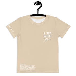 "Do Not Fear, I Am With You" ISAIAH 41:10 Kids Unisex Tan Comfort T-Shirt