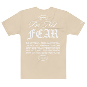 "Do Not Fear, I Am With You" ISAIAH 41:10 Women Tan Comfort T-Shirt