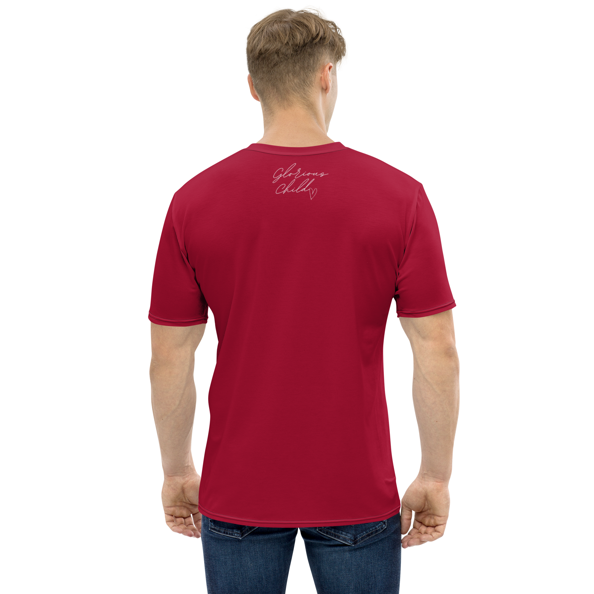 "Saved By Grace" Unisex "Apple Red" Comfort T-Shirt