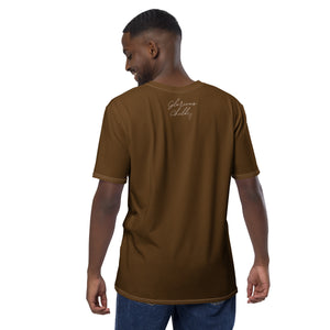 "Salvo Por Su Gracia" Efs 2:8 Camiseta Comoda Unisex Color "Chocolate"