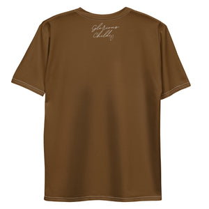 "Salvo Por Su Gracia" Efs 2:8 Camiseta Comoda Unisex Color "Chocolate"