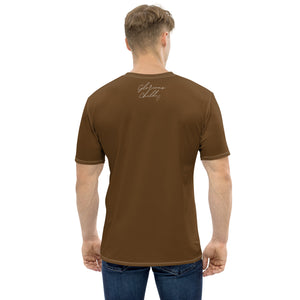 "Salvo Por Su Gracia" Efs 2:8 Camiseta Comoda Unisex Color "Chocolate"