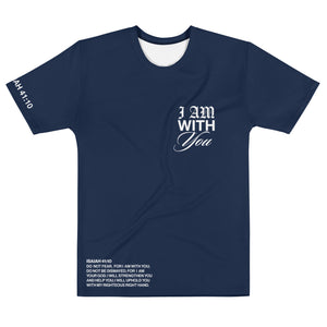 "Do Not Fear, I Am With You" ISAIAH 41:10 Navy Blue Unisex Comfort T-shirts