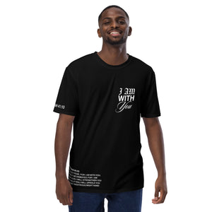 Black Unisex Comfy T-Shirt "Do Not Fear, I Am With You" ISAIAH 41:10