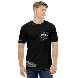 Black Unisex Comfy T-Shirt "Do Not Fear, I Am With You" ISAIAH 41:10