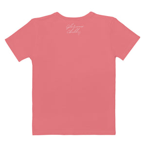 "Saved By Grace" Women's "Watermelon Pink" Comfort T-Shirt