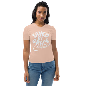 Saved By Grace Women's Skin Pink Tee