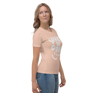 Saved By Grace Women's Skin Pink Tee