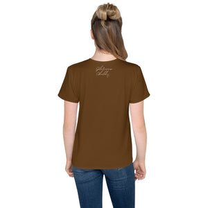 "Saved By Grace" "Chocolate" Youth Comfort T-Shirt