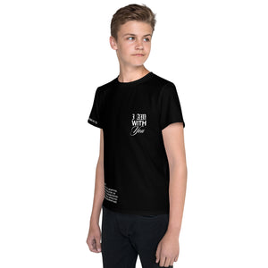 "Do Not Fear, I Am With You" ISAIAH 41:10 Unisex  Youth Black Comfort T-Shirt