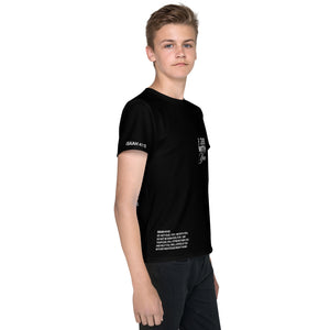 "Do Not Fear, I Am With You" ISAIAH 41:10 Unisex  Youth Black Comfort T-Shirt