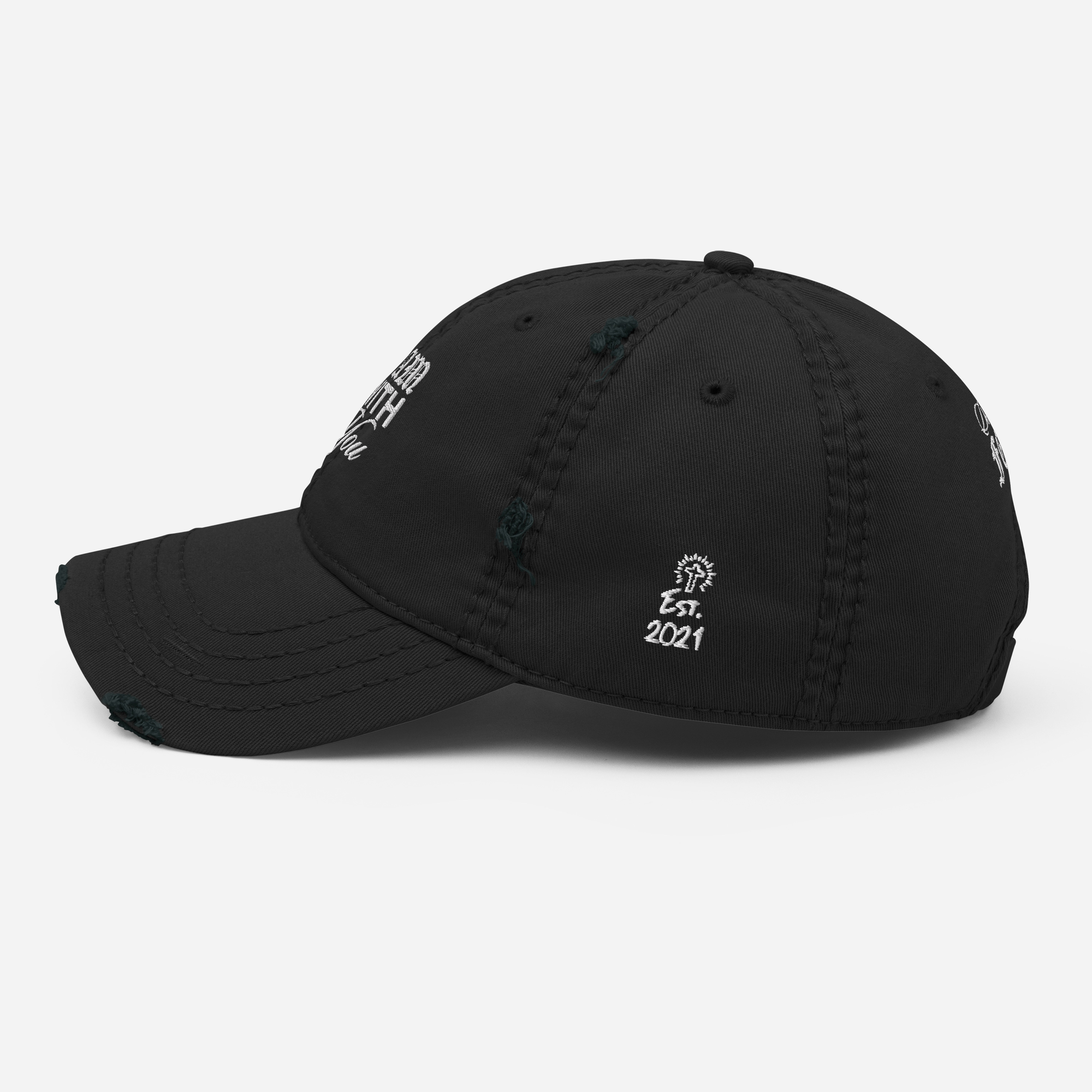 "Do Not Fear, For I Am With You" ISAIAH 41:10 "Distressed Dad Cap"