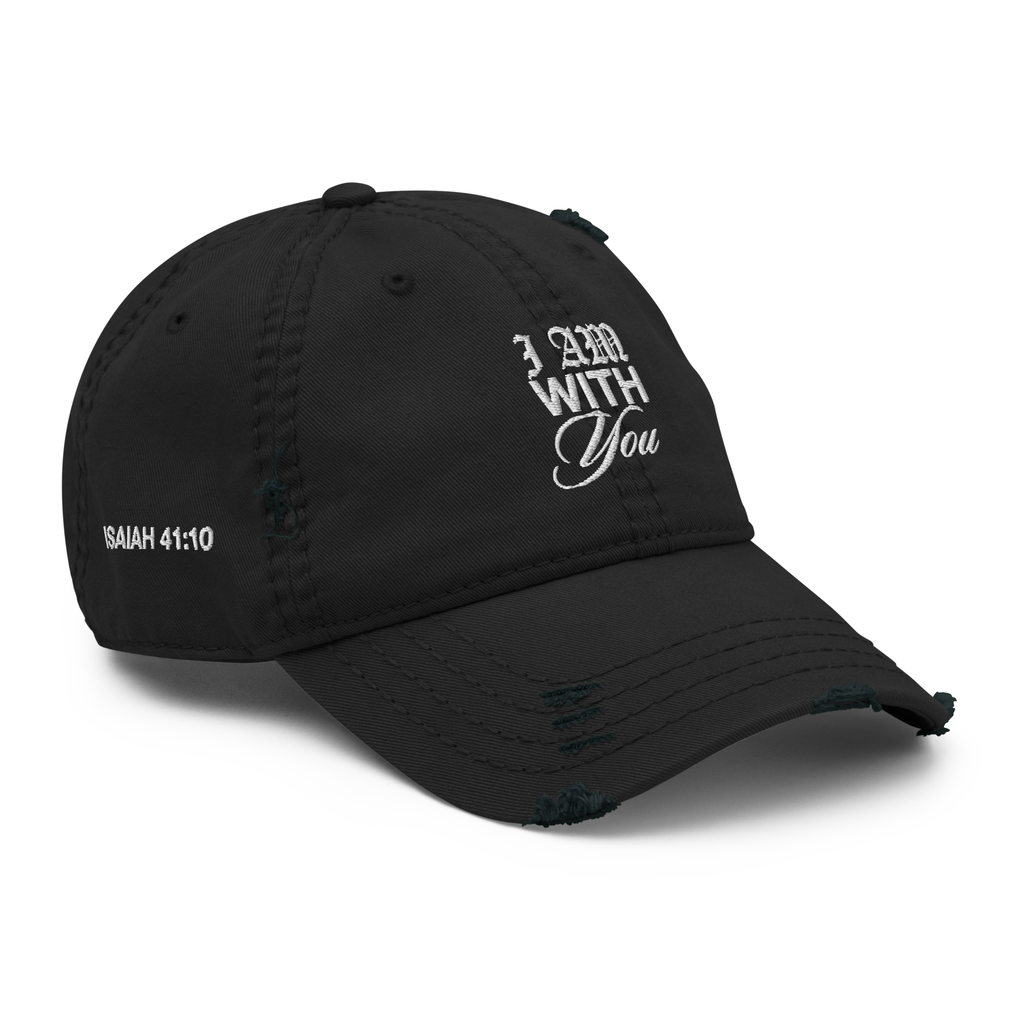 "Do Not Fear, For I Am With You" ISAIAH 41:10 "Distressed Dad Cap"