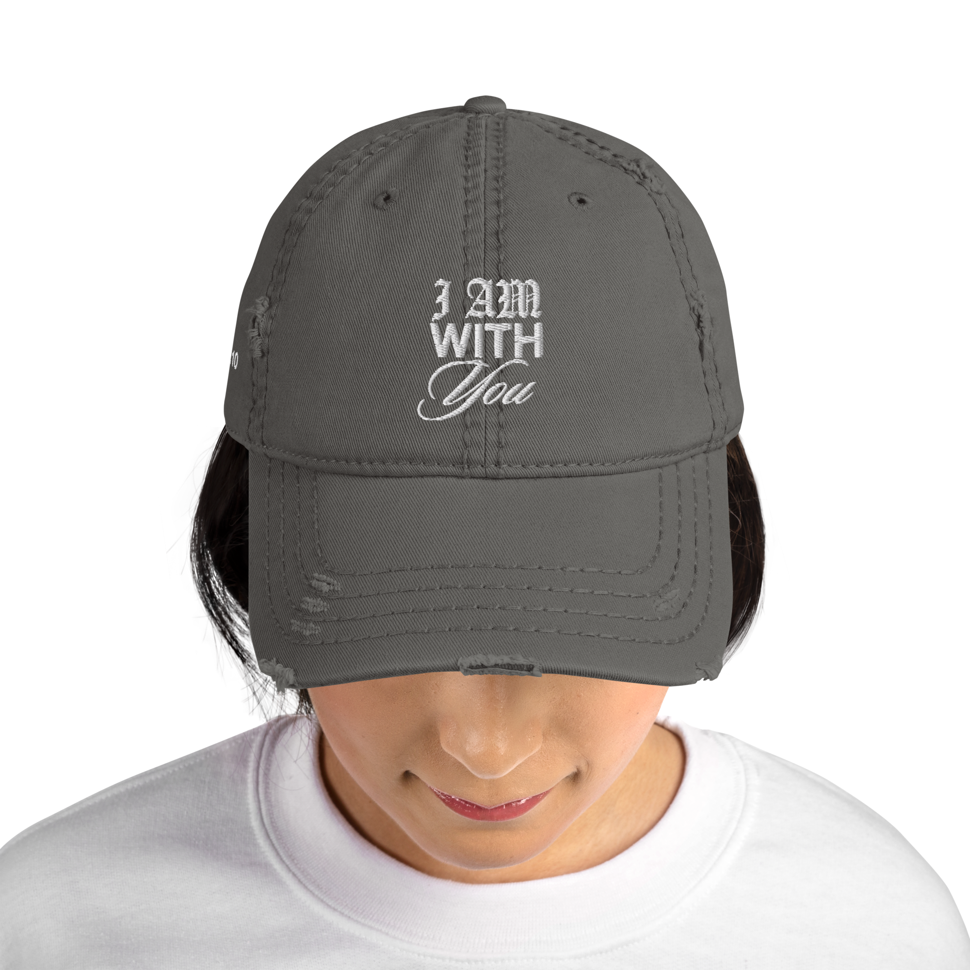 "Do Not Fear, For I Am With You" ISAIAH 41:10 "Distressed Dad Cap"