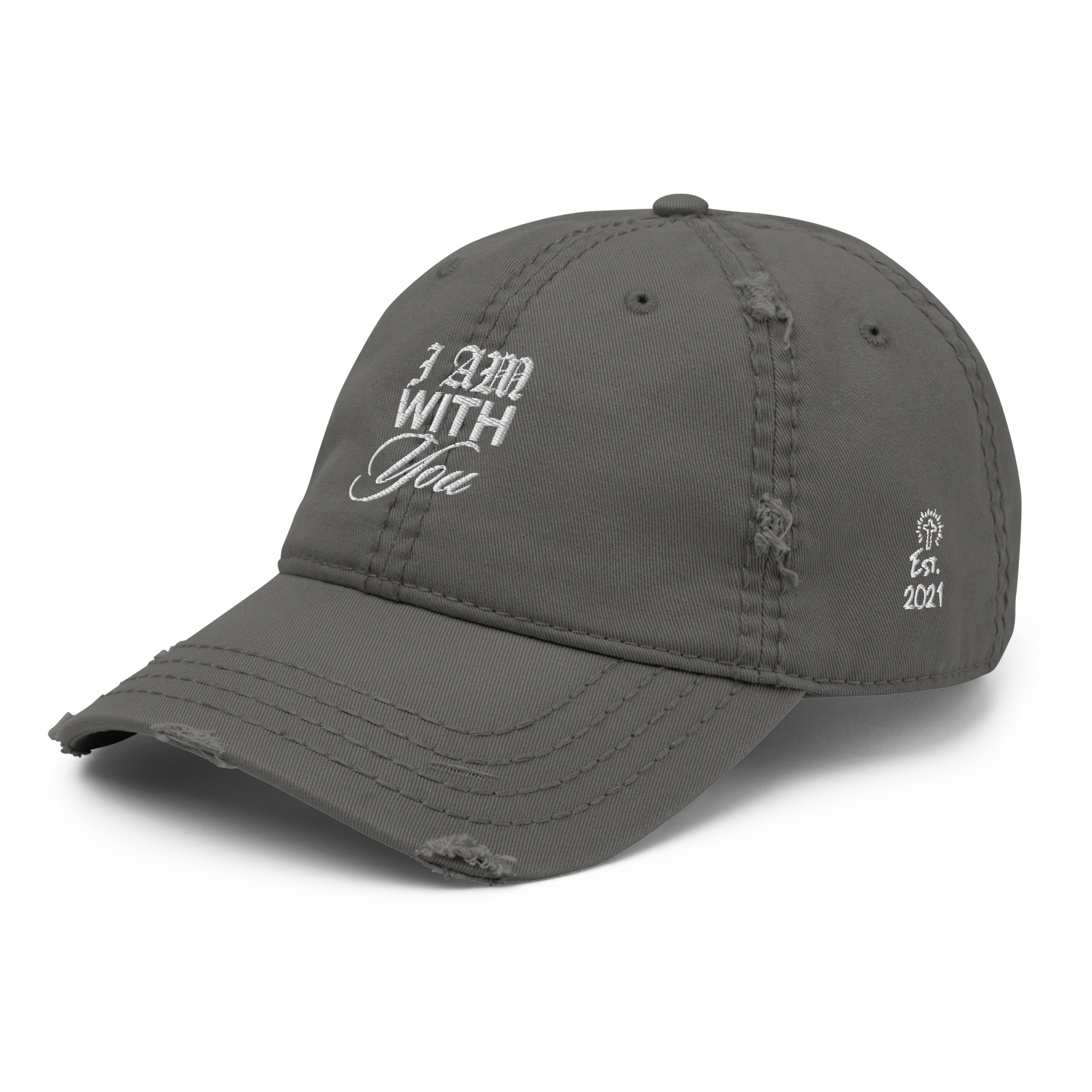 "Do Not Fear, For I Am With You" ISAIAH 41:10 "Distressed Dad Cap"