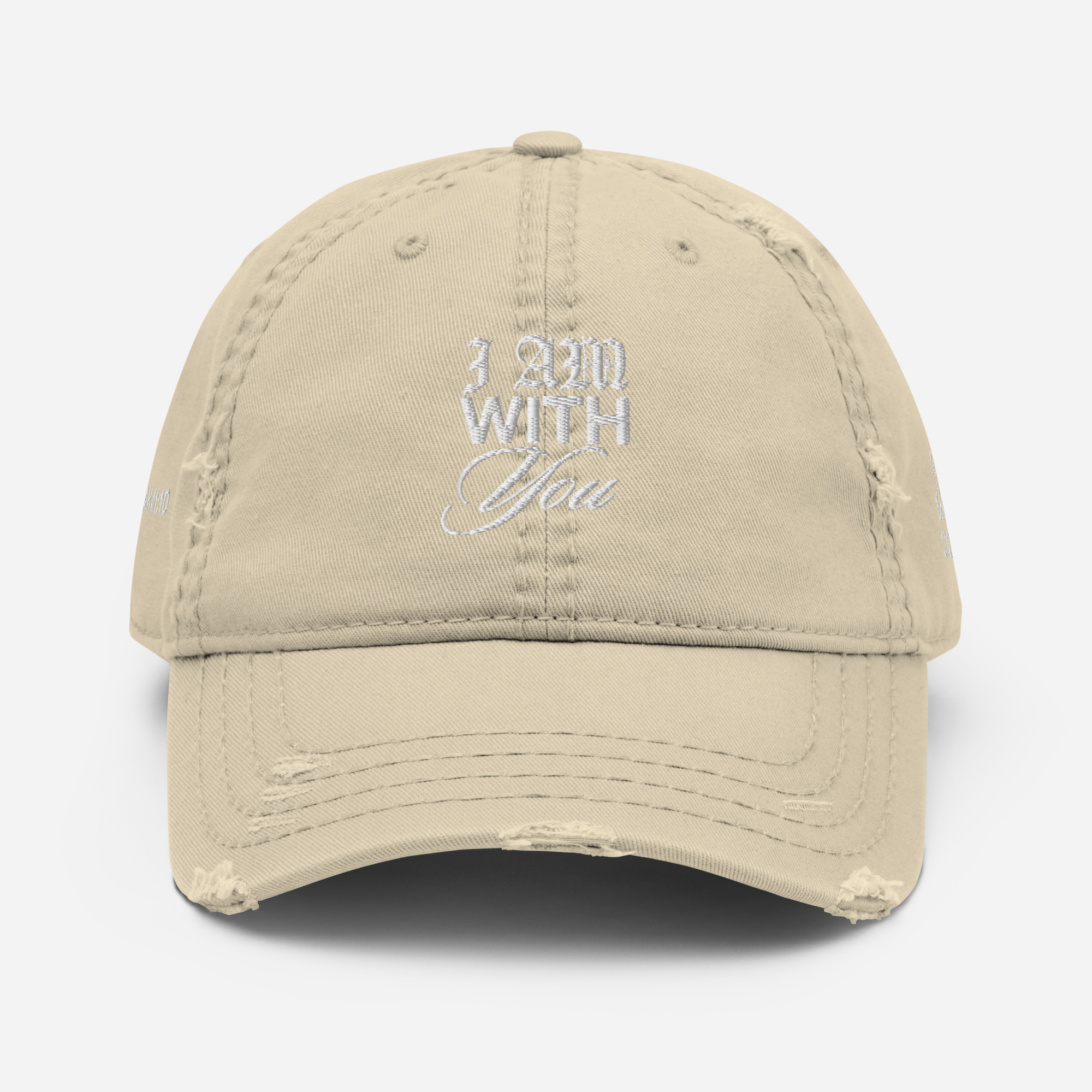 "Do Not Fear, For I Am With You" ISAIAH 41:10 "Distressed Dad Cap"