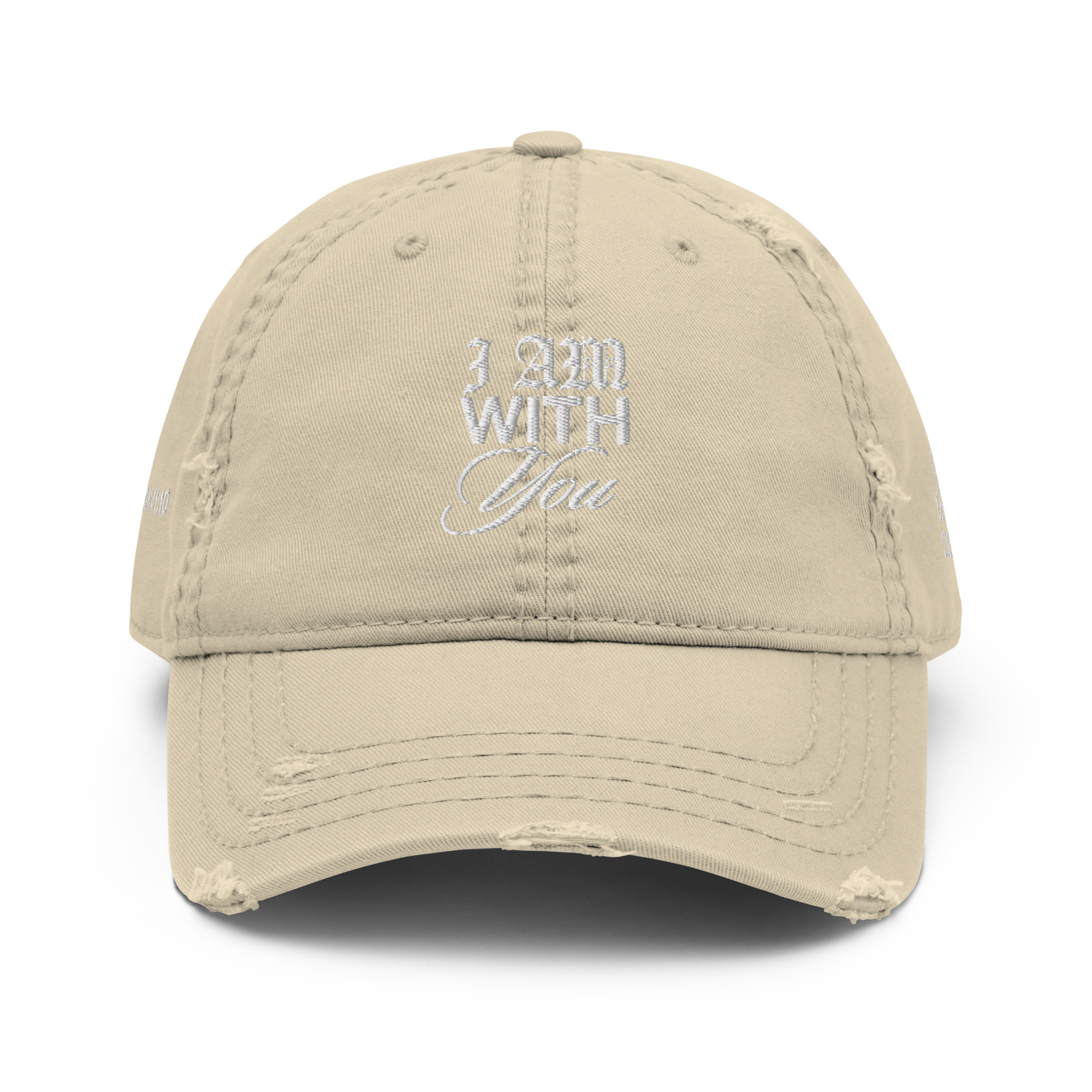 "Do Not Fear, For I Am With You" ISAIAH 41:10 "Distressed Dad Cap"