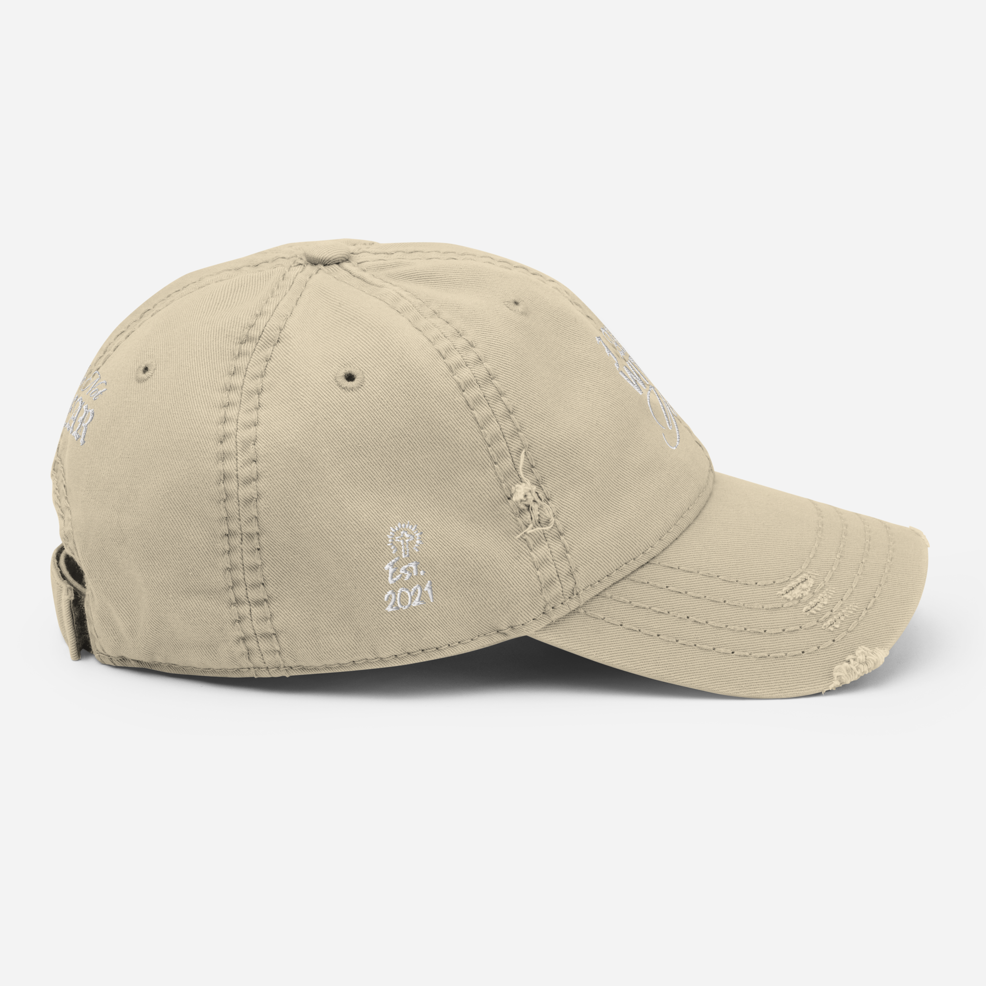 "Do Not Fear, For I Am With You" ISAIAH 41:10 "Distressed Dad Cap"