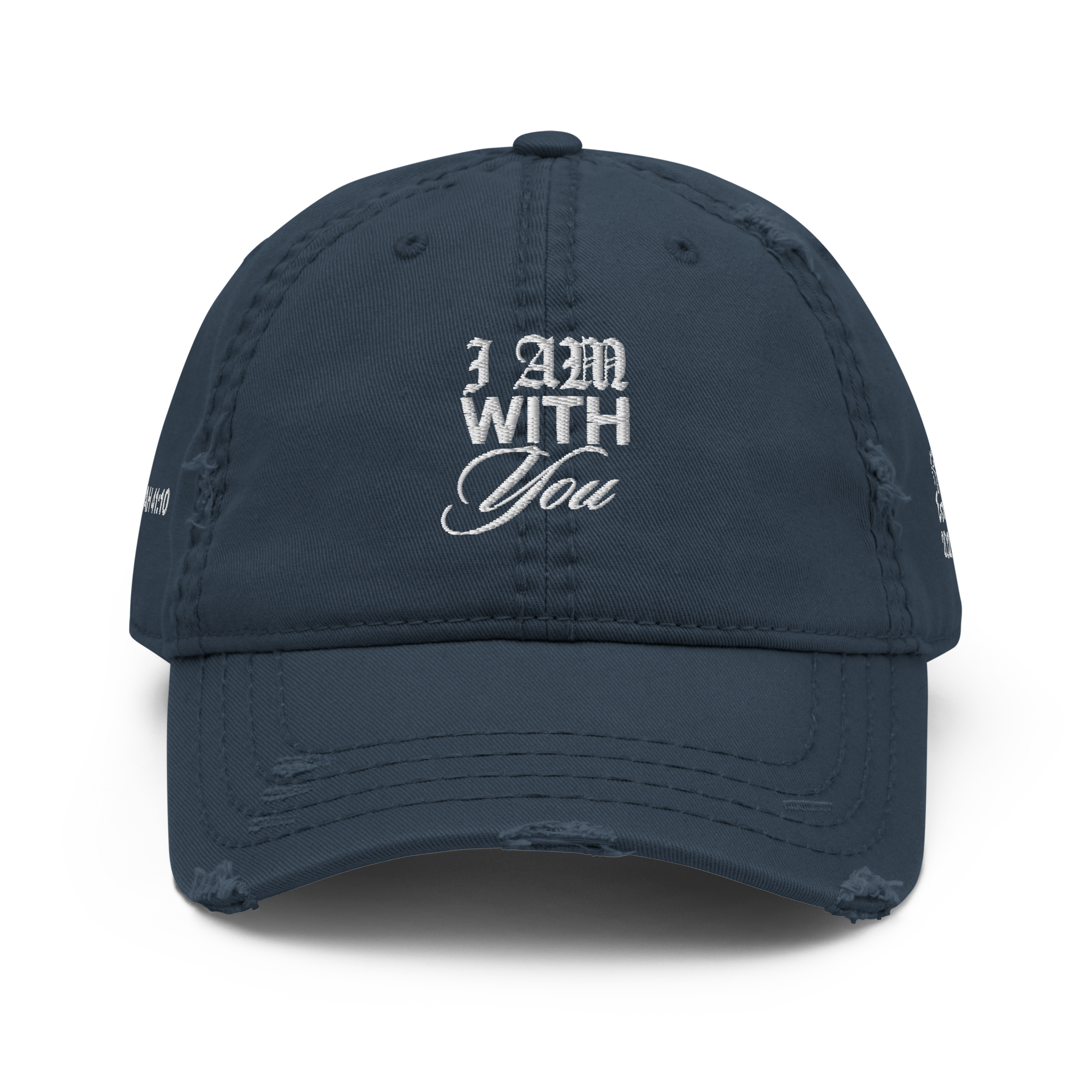 "Do Not Fear, For I Am With You" ISAIAH 41:10 "Distressed Dad Cap"