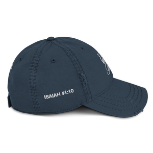 "Do Not Fear, For I Am With You" ISAIAH 41:10 "Distressed Dad Cap"